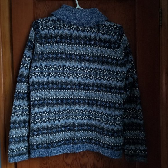 Traditional patterned, cardigan, jacket, sweater S-L, geometric patterns vintage - Picture 3 of 8